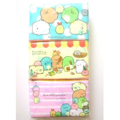 Photo1: San-X Sumikko gurashi Pocket Tissue 6 pcs New