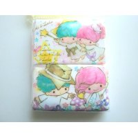 Sanrio Little Twin Stars Kiki & Lala Pocket Tissue 4 pcs white Brand New