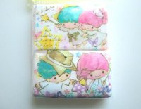 Sanrio Little Twin Stars Kiki & Lala Pocket Tissue 4 pcs white Brand New