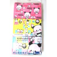 Bandai mochi mochi panda Pocket Tissue 6 pcs Japan Brand New