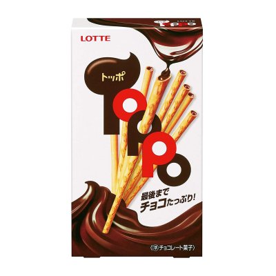 Photo1: Lotte Toppo chocolate cookies stick Japanese Sweets Brand New