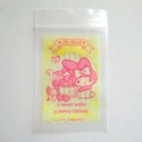 Sanrio My Melody Plastic Ziplock Mini Bags Strawberry 25pcs Brand New