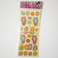 Drop Vinyl Sticker bear sweets doughnuts Brand New 