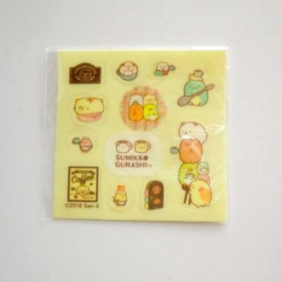 Photo5: San-X Sumikko Gurashi cafe sticky notes stickers masking tape set Brand New