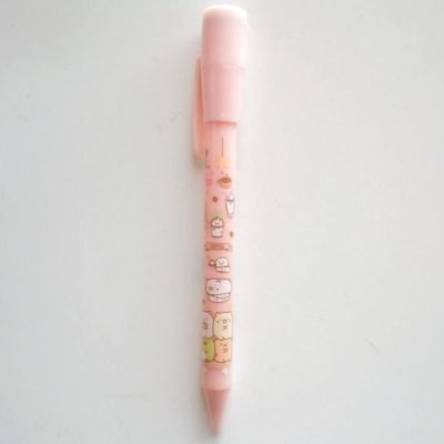 Photo1: San-X Sumikko Gurashi cafe mechanical pencil pink with stamp Brand New