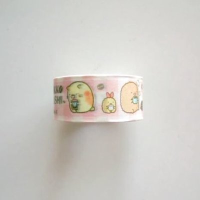 Photo3: San-X Sumikko Gurashi cafe sticky notes stickers masking tape set Brand New