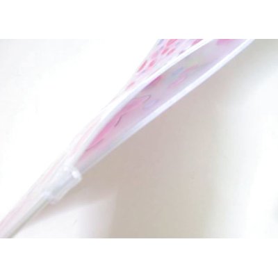 Photo3: Sanrio Tuxedosam slide fastener vinyl pouch Bag for makeup stationary etc... New