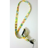 Disney Tsum Tsum Mickey Minnie Mouse Stitch...ID Card Holder Neck Strap lanyard yellow