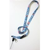 Disney Mickey Mouse ID Card Holder Neck Strap lanyard Blue New