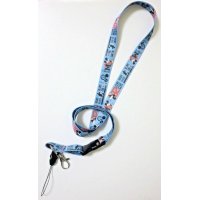 Disney Mickey Mouse ID Card Holder Neck Strap lanyard Blue New