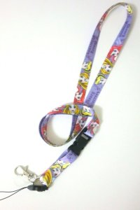 Disney Princess Cinderella Rapunzel Ariel ID Card Holder Neck Strap lanyard purple New