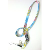 Disney Princess Cinderella Rapunzel Ariel ID Card Holder Neck Strap lanyard blue