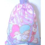 Sanrio Little Twin Stars Kiki & Lala backsack bag Brand New