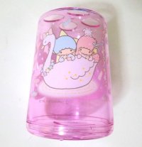 Sanrio Little Twin Stars Kiki & Lala Tooth Brush Stand purple swan New