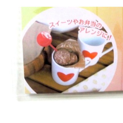 Photo2: Bento Lunch Box Accessories Food Picks Long smiley red party gift etc...New