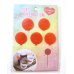 Photo1: Bento Lunch Box Accessories Food Picks Long smiley red party gift etc...New (1)