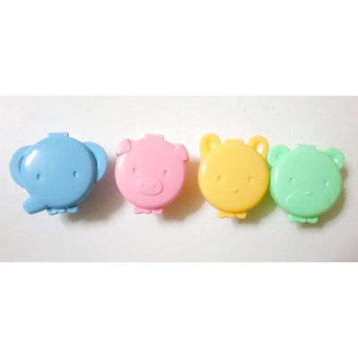 Photo1: Bento Lunch Box Accessory Mayo Mayonnaise Sauce Mini Cup animals 4 pcs set 11 ml Brand-New