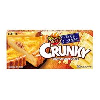 Lotte Crunky flour puff contained baked cheese tart crunch sweets chocolate New