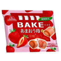 Morinaga BAKE strawberry chocolate cookies Japanese Sweets Brand New