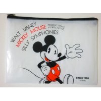 Disney Mickey Mouse Vinyl Pouch Bag Brand New