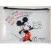 Photo1: Disney Mickey Mouse Vinyl Pouch Bag Brand New (1)