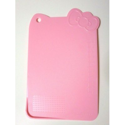 Photo1: Sanrio Hello Kitty Cutting Board with Grater pink Brand New