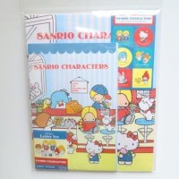 Sanrio Hello Kitty Kiki Lala My Melody etc... Writing paper set letter Brand New