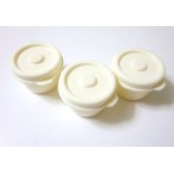 Bento Lunch Box Accessory Mayo Mayonnaise Sauce  Mini Cup white 3 pcs set 18 ml S Brand-New