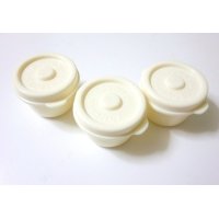 Bento Lunch Box Accessory Mayo Mayonnaise Sauce  Mini Cup white 3 pcs set 18 ml S Brand-New