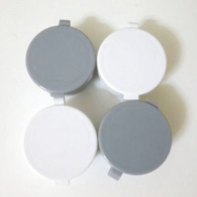 Photo1: Bento Lunch Box Accessory Mayo Mayonnaise Sauce  Mini Cup white gray 4 pcs set 14 ml Brand-New