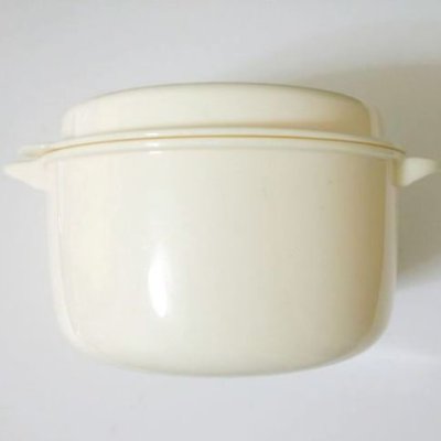 Photo4: Bento Lunch Box Accessory Kitchen Organize picnic party etc...plastic pot case white L 550ml Japan