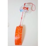 Furin Glass Wind Chime kingyo goldfish red Japan Brand New