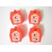 Photo1: Sesame street Bento Lunch Box Accessory Mayo Mayonnaise Sauce Mini Cup 4 pcs set 20 ml Brand-New (1)