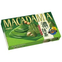 meiji macadamia chocolate matcha sweets New