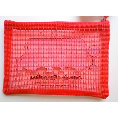 Photo2: Sanrio Characters Hello Kitty My Melody Little Twin Stars etc... Pouch Mesh Bag Red Brand New