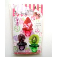 Fruits ring picks lovely Food Picks gummy chocolate etc Bento Lunch Party New