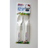 Sanrio Hello Kitty Spoon Fork set Bento Lunch Party