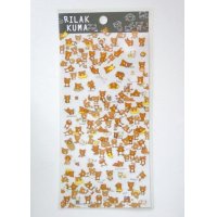 San-X Rilakkuma mini petit vinyl stickers for schedule book etc... Brand New 