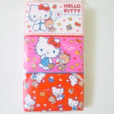 Photo1: Sanrio Hello Kitty Pocket Tissue 6 pcs New