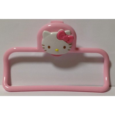 Photo1: Sanrio Hello Kitty towel hanger Pink Brand New