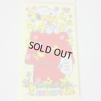 Photo1: Peanuts Snoopy woodstock mini envelopes Brand New