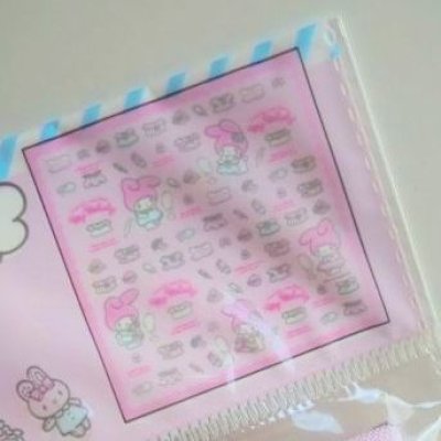 Photo2: Sanrio My Melody Lunch Napkin dress up pink Bento Brand New