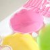 Photo2: Silicone Cup Bento Lunch Box Pink Yellow Green Lace 3pcs set  Brand New (2)