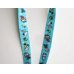 Photo2: Peanuts Snoopy ID Card Holder Neck Strap lanyard with case Blue New (2)