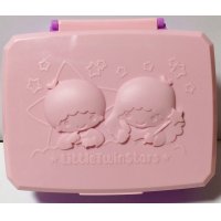 Sanrio Little Twin Stars Kiki & Lala Cotton Tissue etc...Case Makeup Pink Brand New