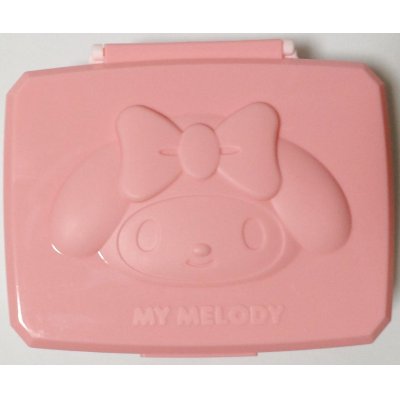 Photo1: Sanrio My Melody Cotton Tissue etc...Case Makeup Pink Brand New