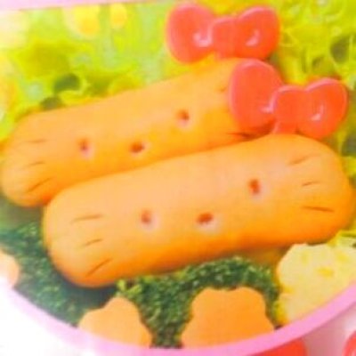 Photo2: Hello Kitty Sausage Cutter Mold Present Party Brand New