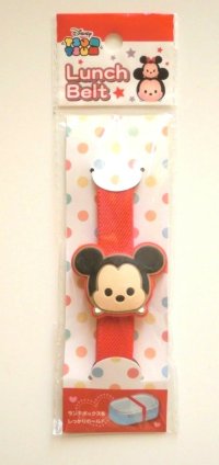 Dinsey Mickey Mouse Bento Lunch Box Belt Red Brand New