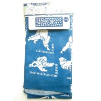 Tenugui Cotton Cloth Judo techniques navy Japanese 100% Cotton Brand-New