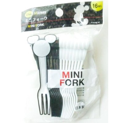 Photo1: Bento Lunch Box Accessories Mickey Mouse Mini Fork party picnic etc...New